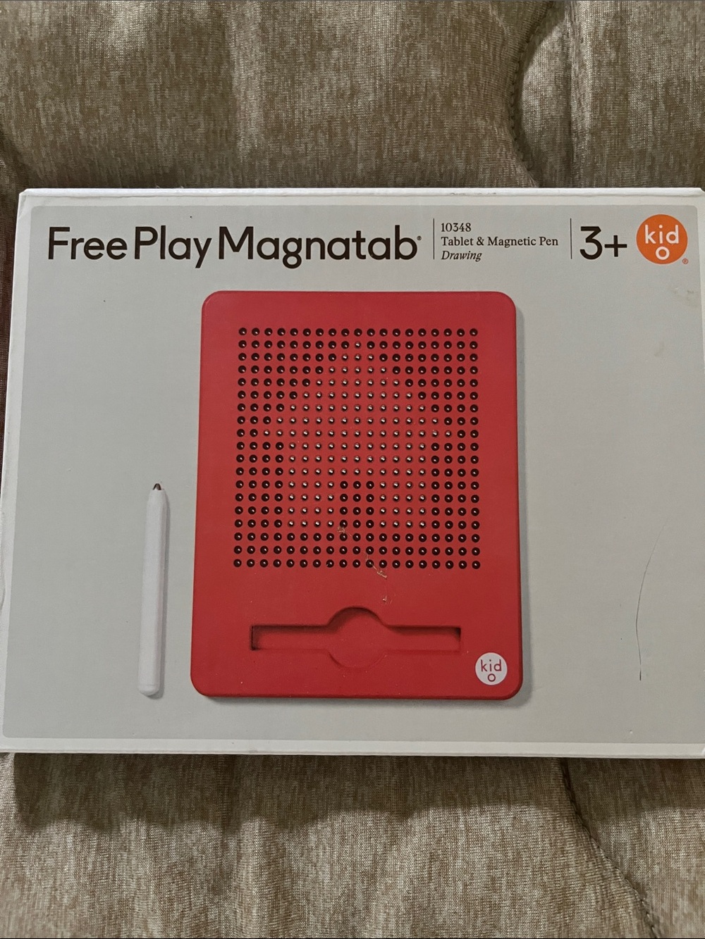 Red Magnetic Drawing Tablet with Pen